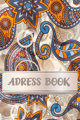 Adress Book With Colorful Artistic Cover: Adress book with beautiful Cover - 160 pages with form - 6 X 9 inches (15,24 X 22,86 cm ) - - Falchle, Jurgen