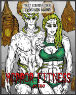 Adult Coloring Book Horror Fitness: Triathlon Aliens