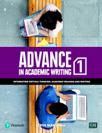 Advance in Academic Writing 1 - Student Book with Etext & My Elab (12 Months)