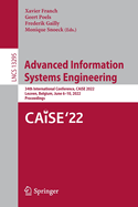 Advanced Information Systems Engineering: 34th International Conference, CAiSE 2022, Leuven, Belgium, June 6-10, 2022, Proceedings