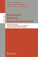 Advances in Biometric Person Authentication: International Workshop on Biometric Recognition Systems, Iwbrs 2005, Beijing, China, October 22 - 23, 2005, Proceedings