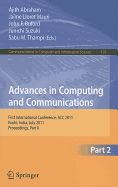 Advances in Computing and Communications, Part II: First International Conference, ACC 2011, Kochi, India, July 22-24, 2011. Proceedings, Part II