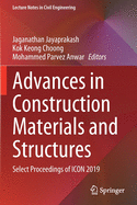 Advances in Construction Materials and Structures: Select Proceedings of Icon 2019