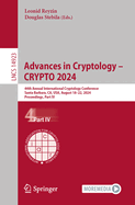 Advances in Cryptology - CRYPTO 2024: 44th Annual International Cryptology Conference, Santa Barbara, CA, USA, August 18-22, 2024, Proceedings, Part IV
