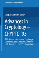 Advances in Cryptology -- Crypto '93: 13th Annual International Cryptology Conference Santa Barbara, California, USA August 22-26, 1993 Proceedings