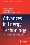 Advances in Energy Technology: Select Proceedings of Emsme 2020