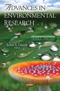 Advances in Environmental Research Volume 27.