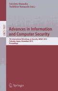 Advances in Information and Computer Security: 7th International Workshop on Security, IWSEC 2012, Fukuoka, Japan, November 7-9, 2012, Proceedings