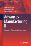 Advances in Manufacturing II: Volume 4 - Mechanical Engineering