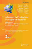 Advances in Production Management Systems: Innovative and Knowledge-Based Production Management in a Global-Local World: Ifip Wg 5.7 International Conference, Apms 2014, Ajaccio, France, September 20-24, 2014, Proceedings, Part II