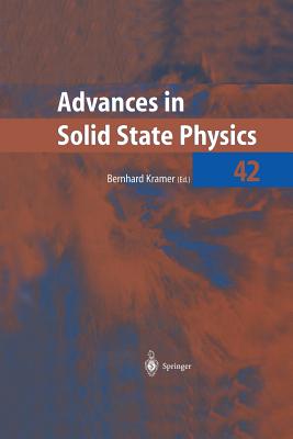 Advances in Solid State Physics - Kramer, Bernhard (Editor)