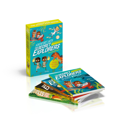 Adventures with the Secret Explorers: Collection One: 4-Book Box Set of Educational Fiction Chapter Books Books - King, SJ