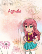 Agenda Semainier Universel Manga: Agenda perptuel et prise de notes - Grande taille et gros caractre - avec couverture et intrieur Manga N9 - 56 semaines avec des pages supplmentaires  dcouvrir (21,6 x 28 cm - 8,5" x 11")