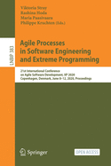 Agile Processes in Software Engineering and Extreme Programming: 21st International Conference on Agile Software Development, XP 2020, Copenhagen, Denmark, June 8-12, 2020, Proceedings