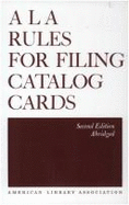 ALA Rules for Filing Catalog Cards - American Library Association