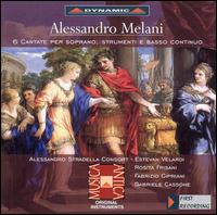 Alessandro Melani: 6 Canate per Soprano, Strumenti e Basso Continuo - Alessandro Stradella Consort; Fabrizio Cipriani (violin); Gabriele Cassone (trumpet); Rosita Frisani (soprano);...