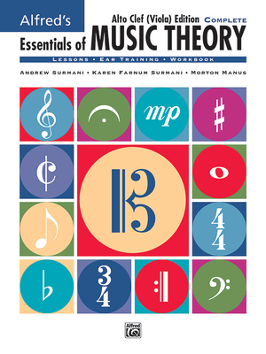 Alfred's Essentials of Music Theory: Complete Book Alto Clef (Viola) Edition, Comb Bound Book - Surmani, Andrew, and Surmani, Karen Farnum, and Manus, Morton