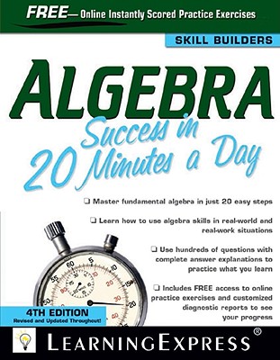 Algebra Success in 20 Minutes a Day - Learning Express LLC