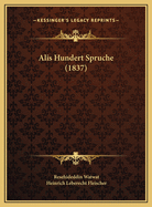 Alis Hundert Spruche (1837)