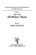 All Before Them: Attitudes to Abroad in English Literature, 1660-1780