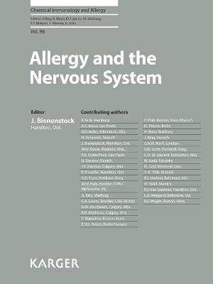 Allergy and the Nervous System - Bienenstock, J. (Editor), and Platts-Mills, T.A.E. (Series edited by)