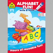 Alphabet Fun a Wipe-Off Book: Hours of Reusable Fun!