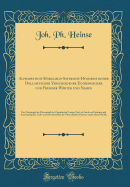 Alphabetisch-Moralisch-Satyrisch-Humoristischer Dollmetscher Verschiedener Einheimischer Und Fremder Wrter Und Namen: Ein Zeitspiegel Zur Erkenntni? Der Eigenheiten Unserer Zeit, ALS Auch Zur Deutung Und Anschauung Der Licht-Und Schattenseiten Des Mens