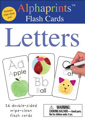 Alphaprints: Wipe Clean Flash Cards Letters - Priddy, Roger