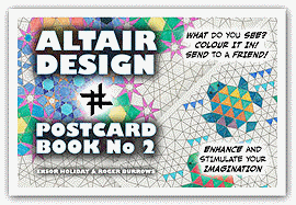 Altair Design Pattern Postcard: Bk