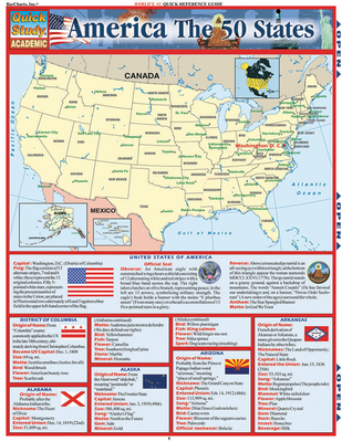 America The 50 States - BarCharts, Inc.