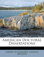 American Doctoral Dissertations