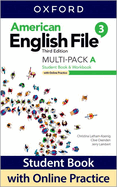 American English File: Level 3: Student Book/Workbook Multi-Pack A with Online Practice