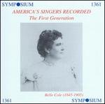 America's Singers Recorded: The First Generation