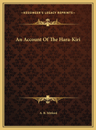 An Account of the Hara-Kiri