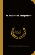 An Address on Temperance