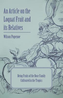 An Article on the Loquat Fruit and its Relatives - Being Fruits of the Rose Family Cultivated in the Tropics - Popenoe, Wilson