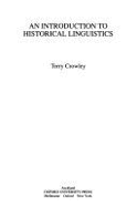 An Introduction to Historical Linguistics