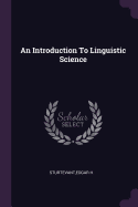 An Introduction To Linguistic Science