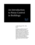 An Introduction to Noise and Vibrations Control in Buildings