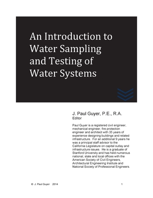 An Introduction to Water Sampling and Testing of Water Systems - Guyer, J Paul