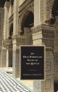 An Oral-Formulaic Study of the Qur'an