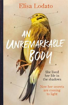 An Unremarkable Body: A stunning literary debut with a twist - Lodato, Elisa