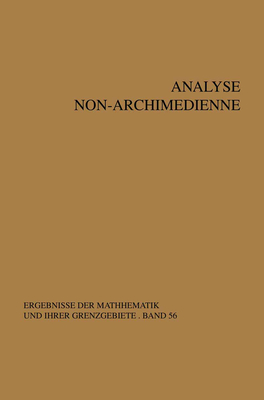 Analyse Non-Archimedienne - Monna, A F