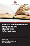 Analyse paramtre de la complexit des algorithmes informatiques