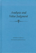 Analysis and value judgment