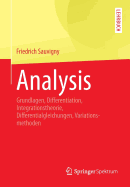 Analysis: Grundlagen, Differentiation, Integrationstheorie, Differentialgleichungen, Variationsmethoden