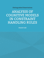 Analysis of Cognitive Models in Constraint Handling Rules