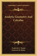 Analytic Geometry And Calculus