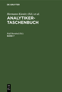 Analytiker-Taschenbuch. Band 7