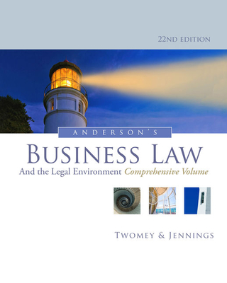 Anderson's Business Law and the Legal Environment, Comprehensive Volume - Twomey, David P, and Jennings, Marianne M